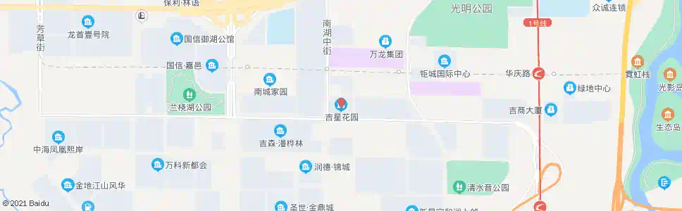 长春吉星花园_公交站地图_长春公交_妙搜公交查询2025