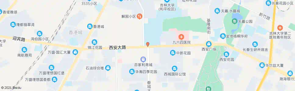 长春西安大路(春城大街)_公交站地图_长春公交_妙搜公交查询2025