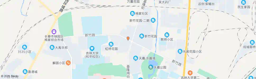 长春基隆南街_公交站地图_长春公交_妙搜公交查询2025