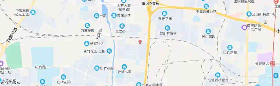 长春青林街_公交站地图_长春公交_妙搜公交查询2025