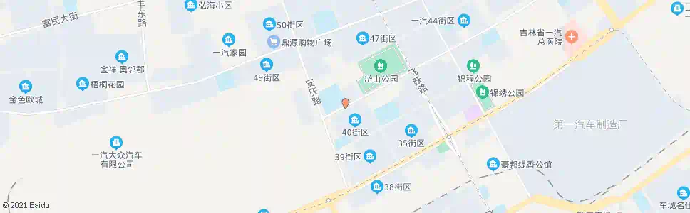 长春一汽九中_公交站地图_长春公交_妙搜公交查询2025