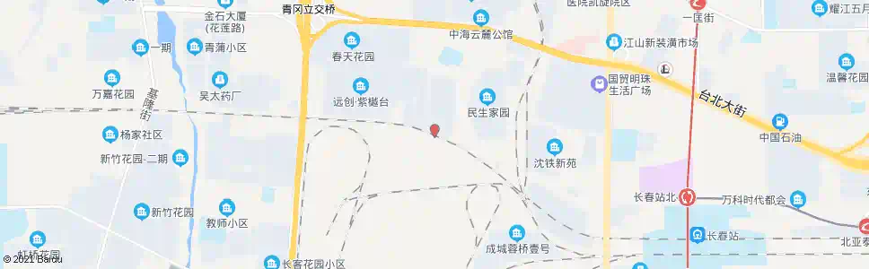 长春客车厂北门(青萍路)_公交站地图_长春公交_妙搜公交查询2025