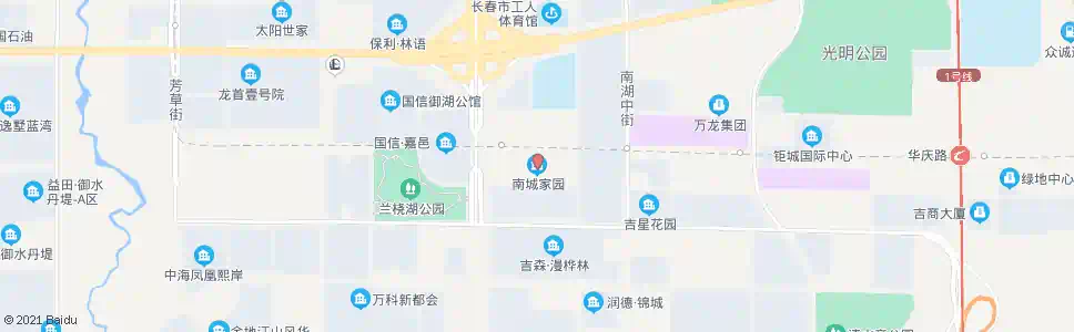 长春南城家园_公交站地图_长春公交_妙搜公交查询2025
