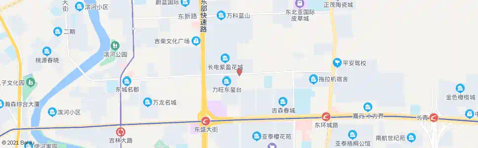 长春紫盈花城_公交站地图_长春公交_妙搜公交查询2025