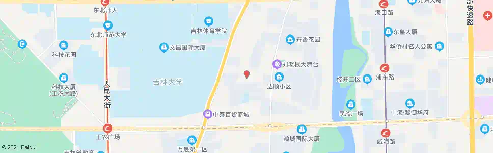 长春东方花园_公交站地图_长春公交_妙搜公交查询2025