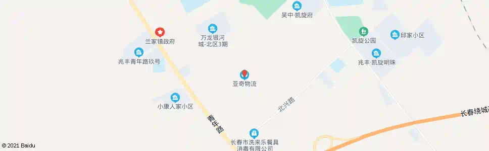 长春亚奇物流_公交站地图_长春公交_妙搜公交查询2025