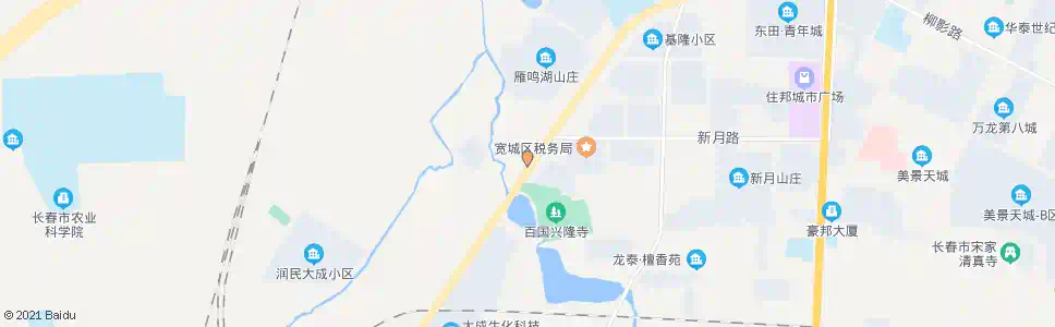 长春四间村_公交站地图_长春公交_妙搜公交查询2025