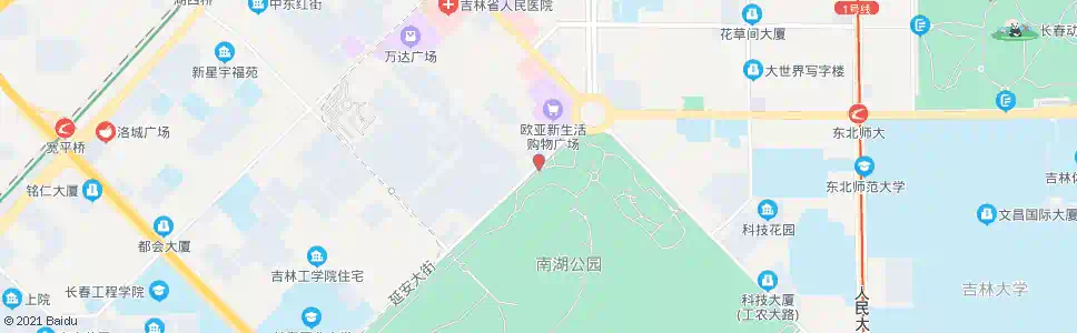 长春同德路(延安大街)_公交站地图_长春公交_妙搜公交查询2025