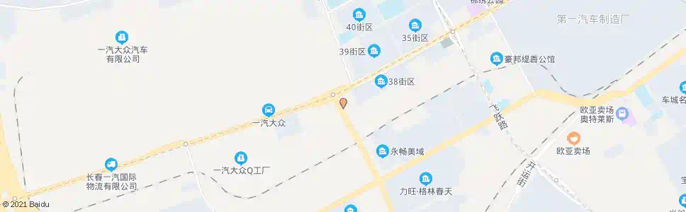 长春一汽交警支队(振兴路)_公交站地图_长春公交_妙搜公交查询2025