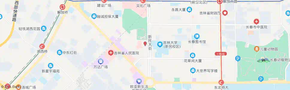 长春吉大三院口腔医院_公交站地图_长春公交_妙搜公交查询2025