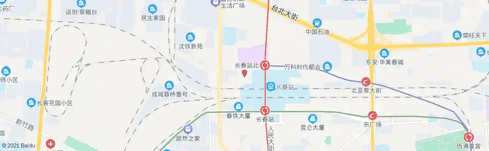长春北凯旋路_公交站地图_长春公交_妙搜公交查询2025