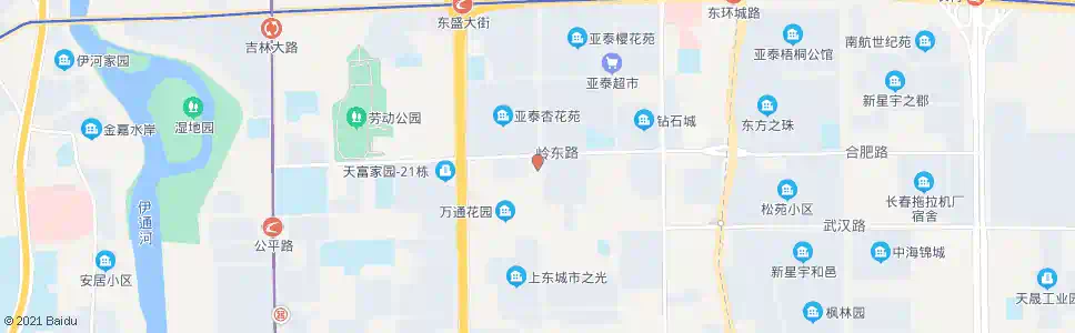 长春岭东路(万通市场)_公交站地图_长春公交_妙搜公交查询2025