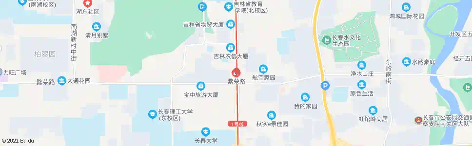 长春繁荣路站_公交站地图_长春公交_妙搜公交查询2025
