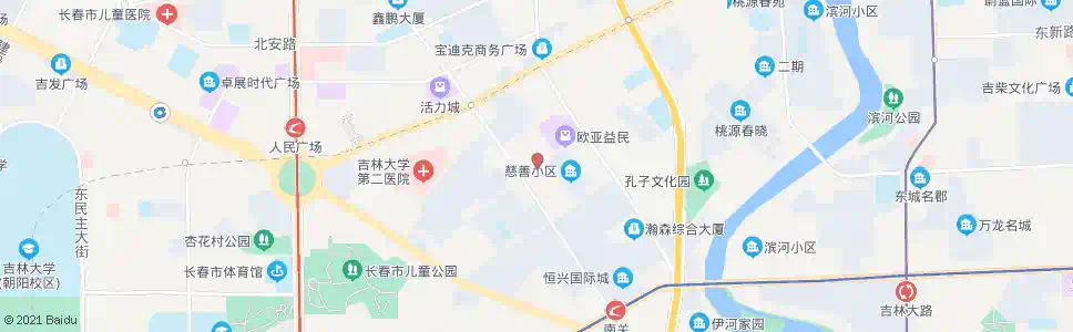 长春西四道街_公交站地图_长春公交_妙搜公交查询2025