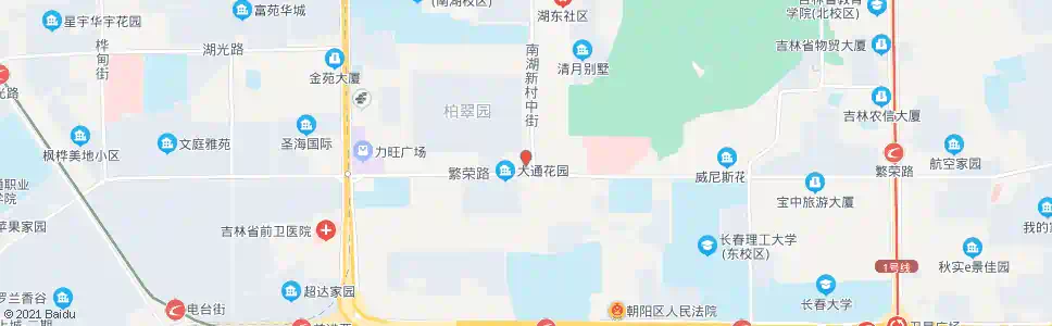 长春黄洼学校_公交站地图_长春公交_妙搜公交查询2025