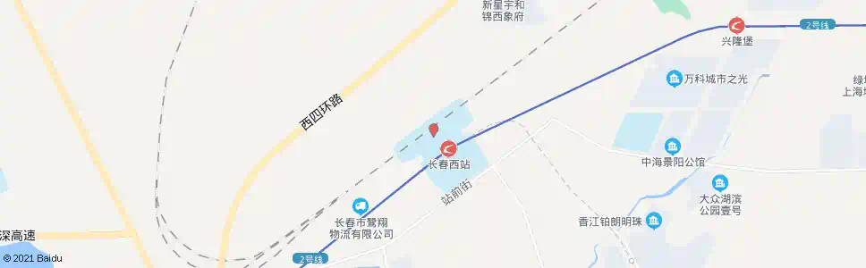 长春城西堡_公交站地图_长春公交_妙搜公交查询2025