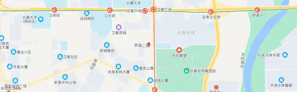 长春幸福二路_公交站地图_长春公交_妙搜公交查询2025