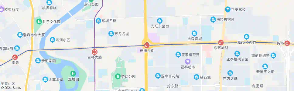 长春东盛大街(市场)_公交站地图_长春公交_妙搜公交查询2025