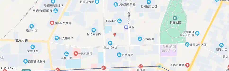 长春绿化街_公交站地图_长春公交_妙搜公交查询2025