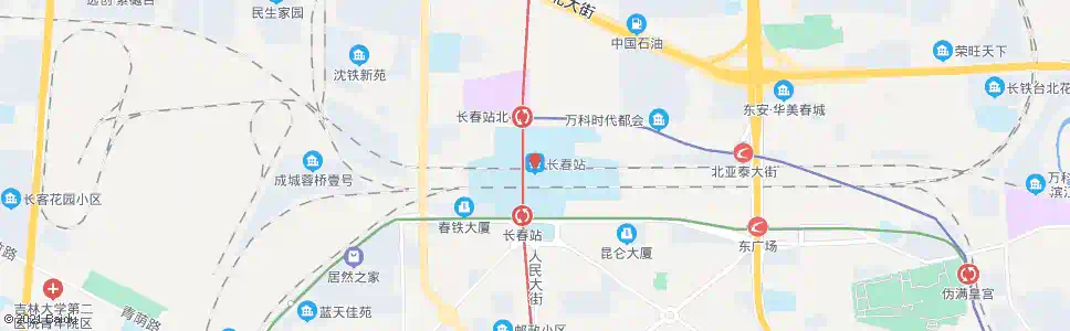 长春张塘坊_公交站地图_长春公交_妙搜公交查询2025