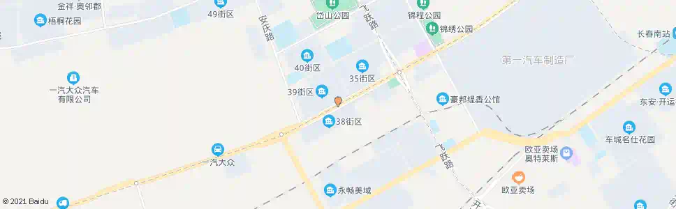 长春东风大街_公交站地图_长春公交_妙搜公交查询2025