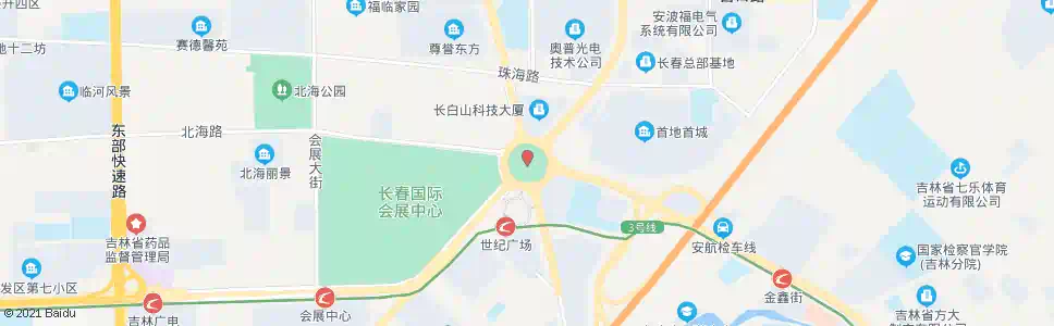 长春世纪广场(净月大街)_公交站地图_长春公交_妙搜公交查询2025