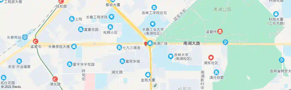 长春南湖广场_公交站地图_长春公交_妙搜公交查询2025