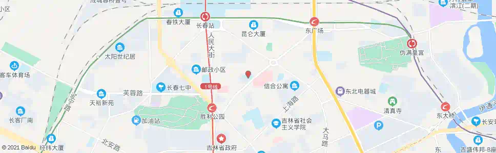 长春南京小学_公交站地图_长春公交_妙搜公交查询2025