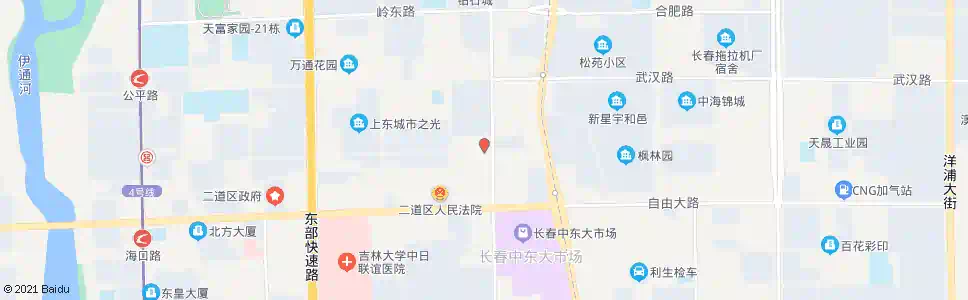 长春经纬路_公交站地图_长春公交_妙搜公交查询2025