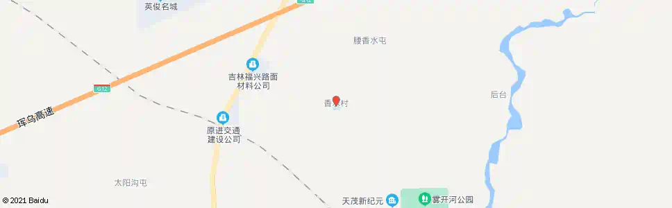 长春香水村_公交站地图_长春公交_妙搜公交查询2025