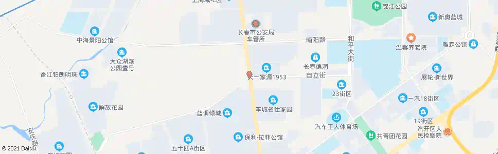 长春自立街(西环城路)_公交站地图_长春公交_妙搜公交查询2025