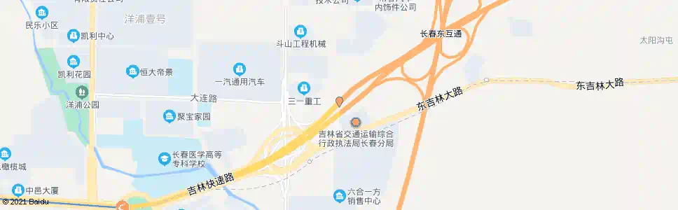 长春长吉道口_公交站地图_长春公交_妙搜公交查询2025
