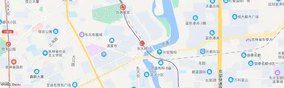 长春长通路(东大桥)_公交站地图_长春公交_妙搜公交查询2025