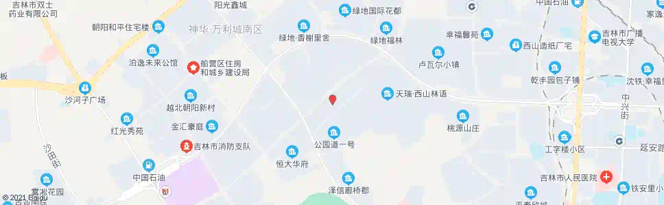 吉林红大领域_公交站地图_吉林公交_妙搜公交查询2025