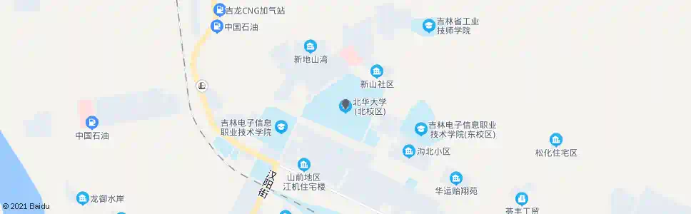 吉林北华北校区_公交站地图_吉林公交_妙搜公交查询2025
