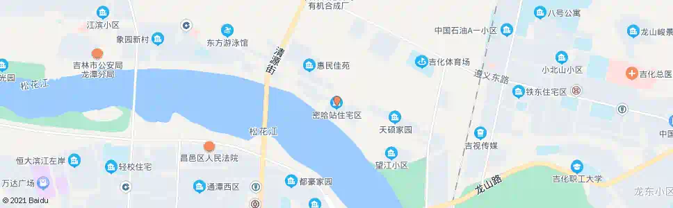 吉林密哈站小区_公交站地图_吉林公交_妙搜公交查询2025