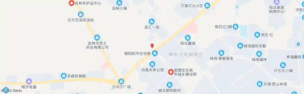 吉林和平路_公交站地图_吉林公交_妙搜公交查询2025