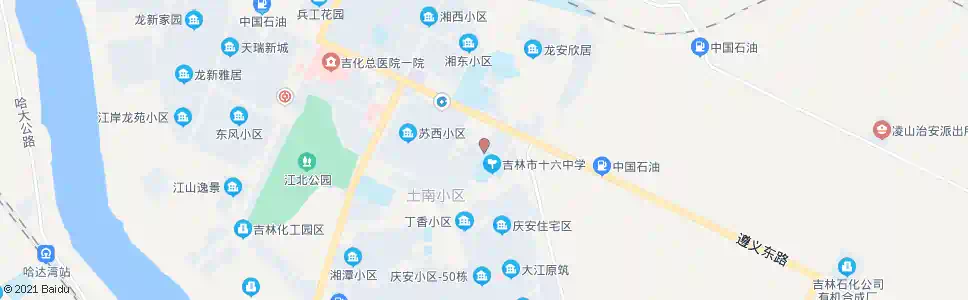 吉林十六中_公交站地图_吉林公交_妙搜公交查询2025