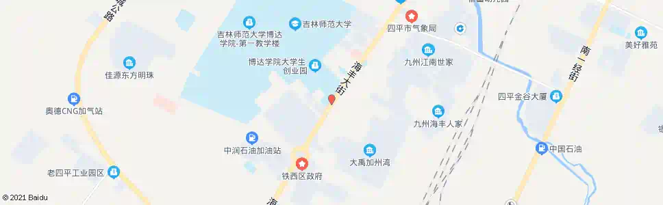 四平棉纺厂_公交站地图_四平公交_妙搜公交查询2025