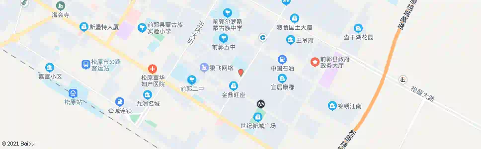 松原前郭公安局_公交站地图_松原公交_妙搜公交查询2025