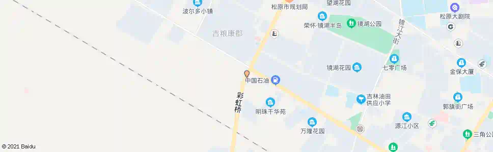 松原西郊道口_公交站地图_松原公交_妙搜公交查询2025