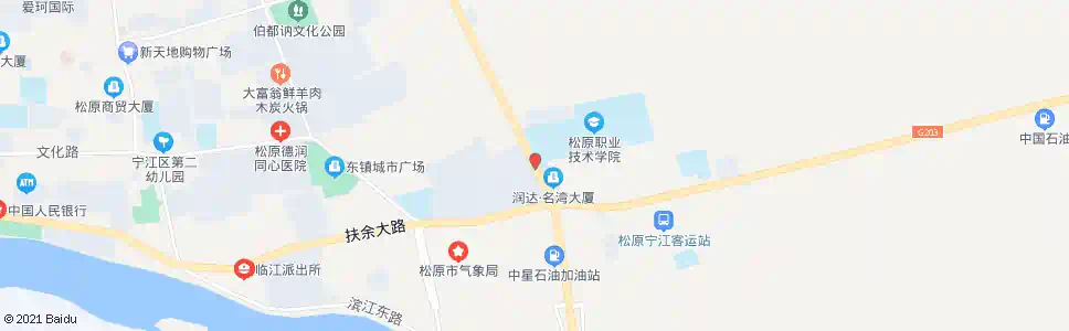 松原松原职业技术学院_公交站地图_松原公交_妙搜公交查询2025