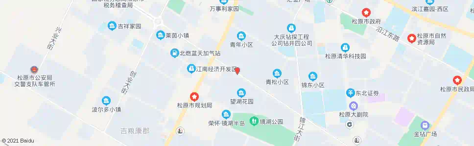 松原青松小区_公交站地图_松原公交_妙搜公交查询2025