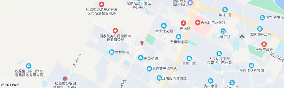 松原金利小区_公交站地图_松原公交_妙搜公交查询2025