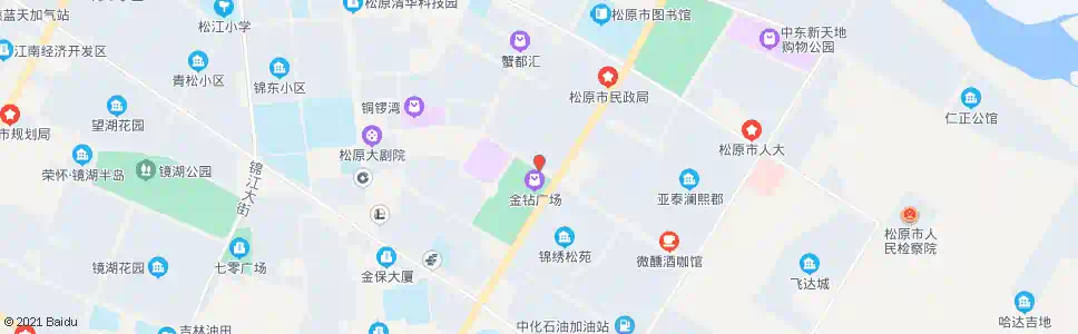 松原建设银行_公交站地图_松原公交_妙搜公交查询2025