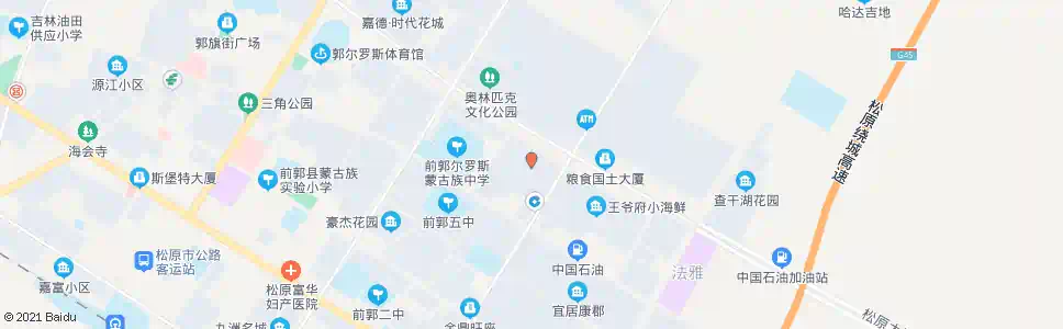 松原天达名仕小区_公交站地图_松原公交_妙搜公交查询2025
