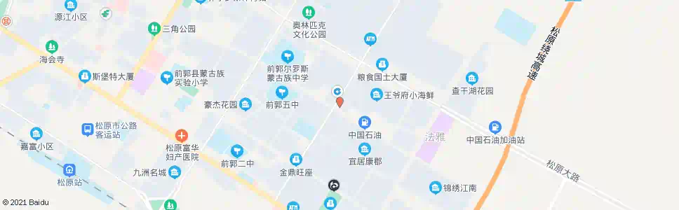 松原海天石油_公交站地图_松原公交_妙搜公交查询2025