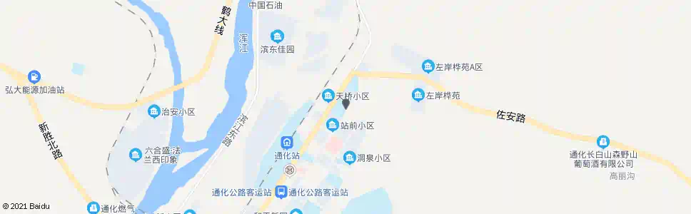 通化铁路二中_公交站地图_通化公交_妙搜公交查询2025