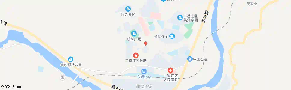 通化二道江百货大楼_公交站地图_通化公交_妙搜公交查询2025