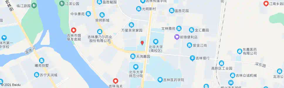 通化二中_公交站地图_通化公交_妙搜公交查询2025